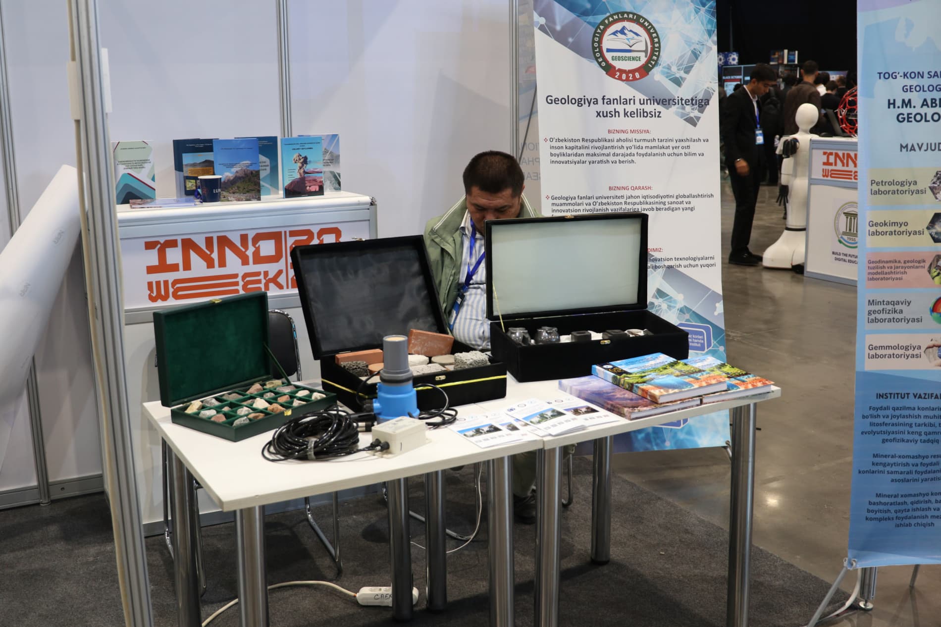 Tog‘-kon sanoati va geologiya sohasi korxonalari InnoWeek–2026 ko‘rgazmasida ishtirok etmoqda