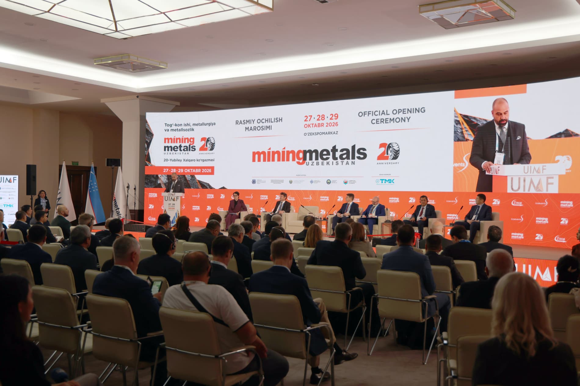Toshkentda UIMF 2026 xalqaro tog‘-metallurgiya forumi o‘z ishini boshladi
