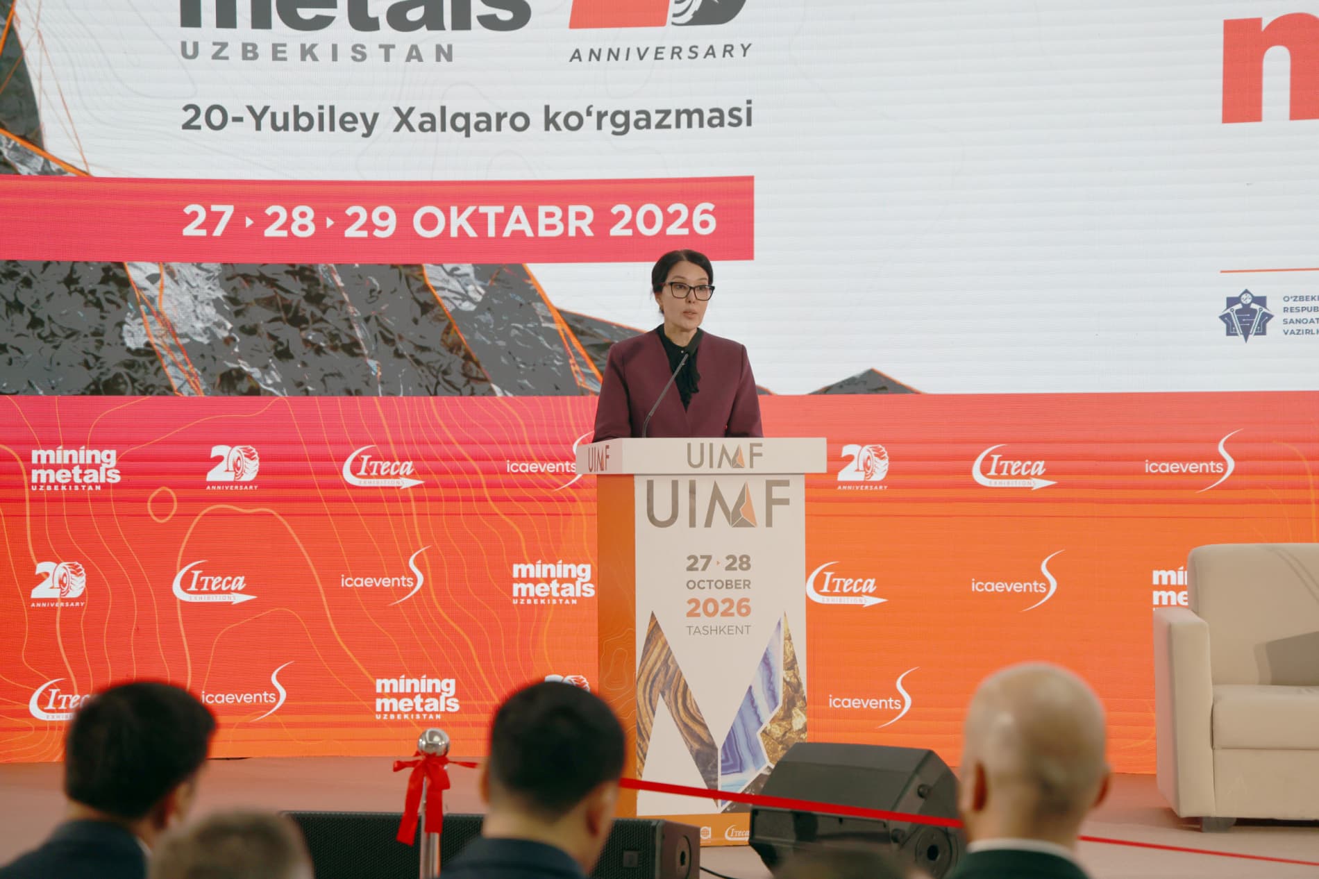 Toshkentda UIMF 2026 xalqaro tog‘-metallurgiya forumi o‘z ishini boshladi