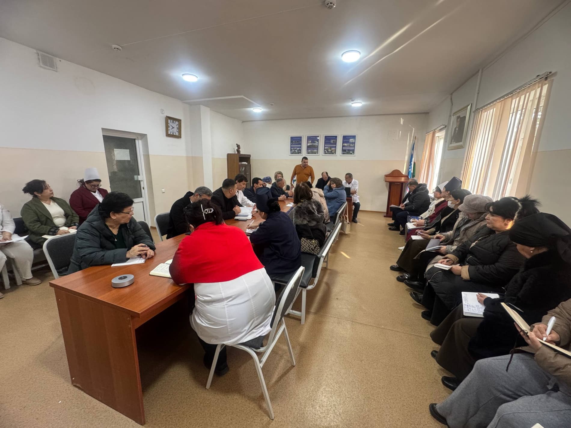 Chirchiq shahar Tibbiyot birlashmasida korrupsiya holatlarining oldini olish, soha faoliyatida shaffoflik va qonun ustuvorligini ta’minlash masalalariga bag‘ishlangan muhokama yig‘ilishi o‘tkazildi.