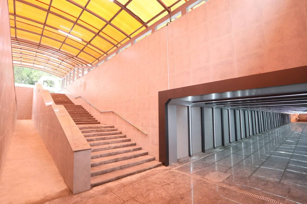 Chirchiq shahrida yangi piyodalar yer osti yo‘li foydalanishga topshirildi