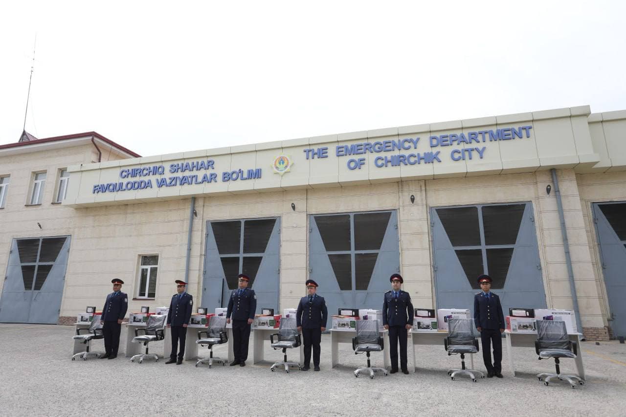 Chirchiq shahrida “mahalla muhofazasi” xizmat xonalari jihozlandi