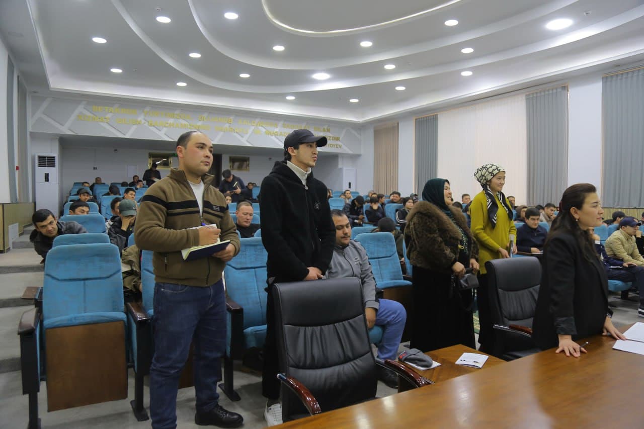 Rahbarlar va yoshlar uchrashuvi o‘tkazildi