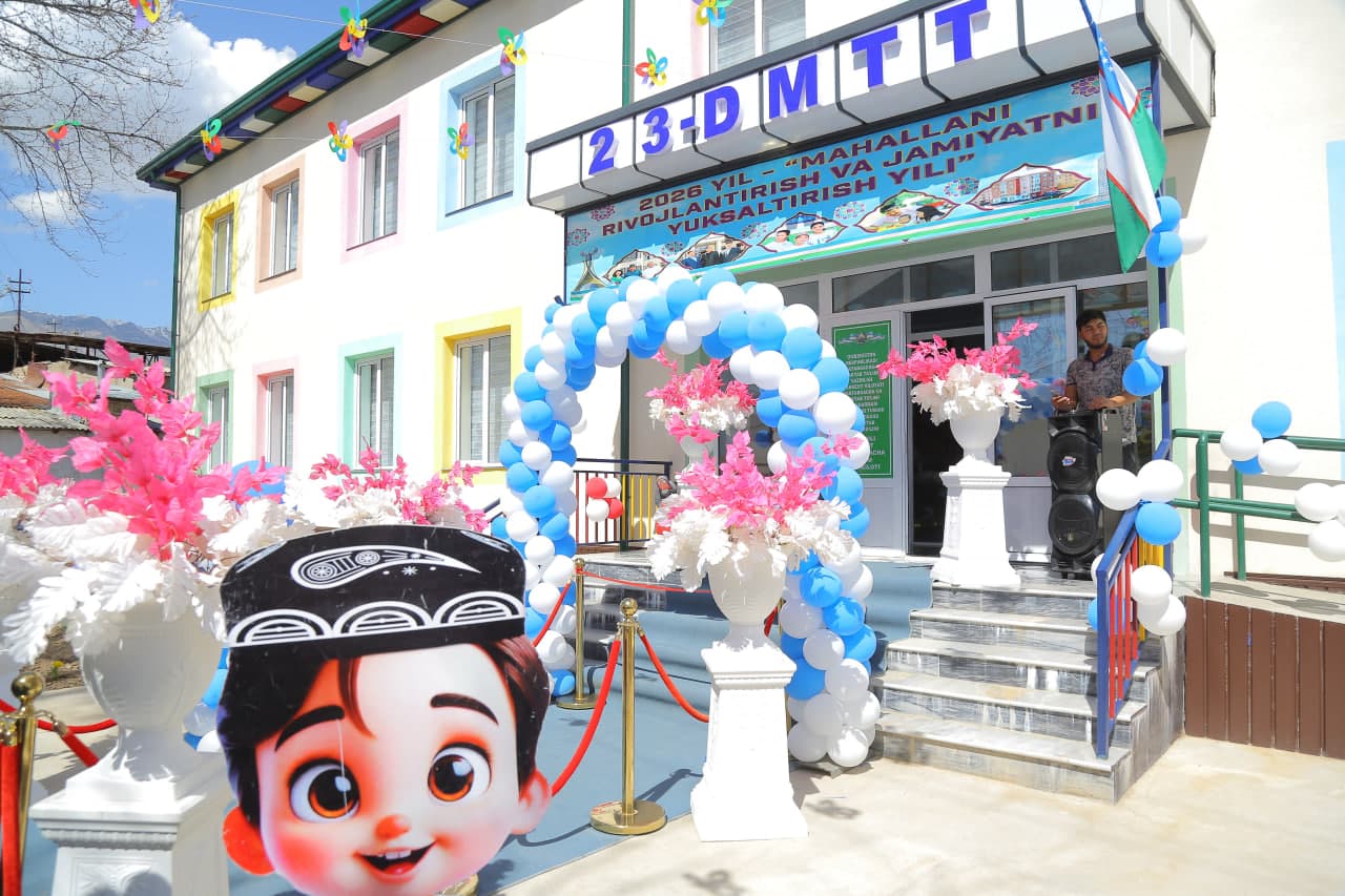 “Kichiksoy” mahallasida yangi maktabgacha ta’lim muassasasi foydalanishga topshirildi