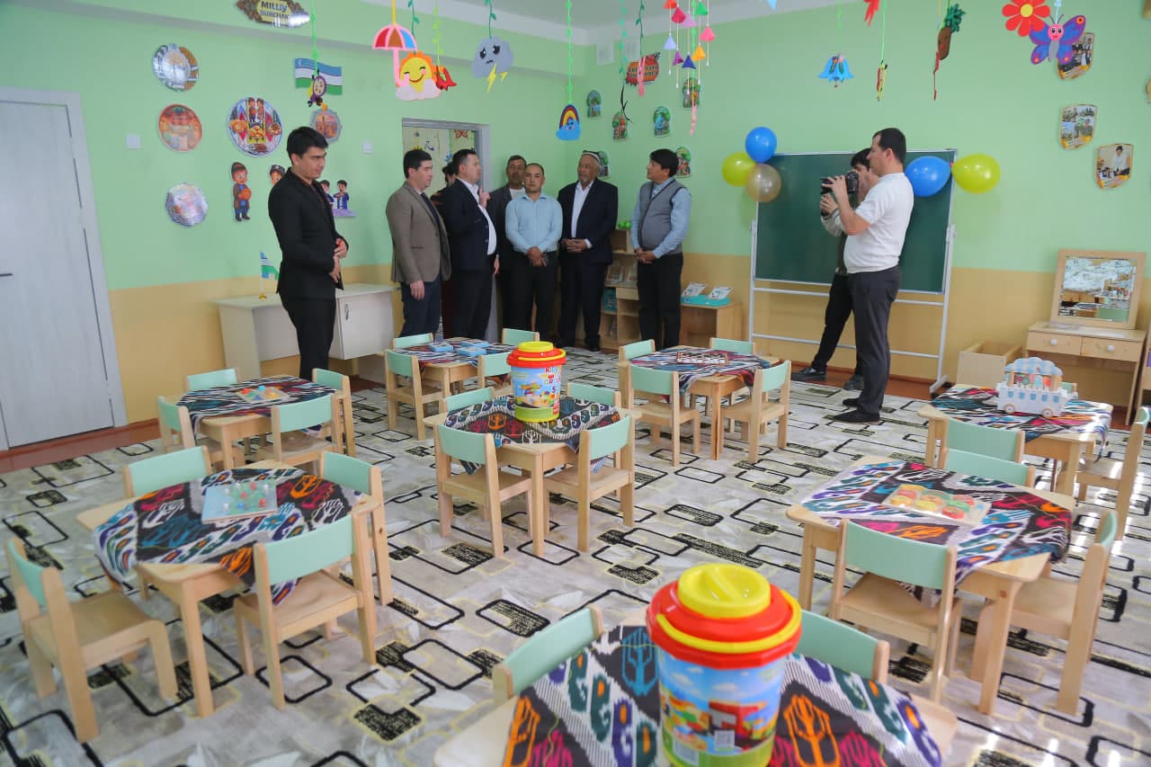 “Kichiksoy” mahallasida yangi maktabgacha ta’lim muassasasi foydalanishga topshirildi