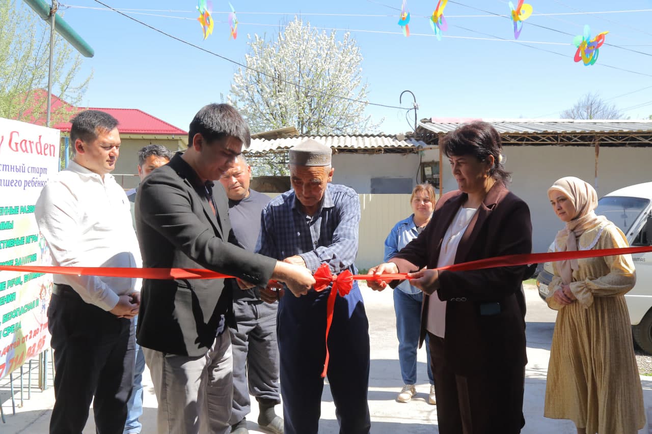 Tumanimizda yana bir oilaviy nodavlat maktabgacha ta’lim tashkiloti foydalanishga topshirildi