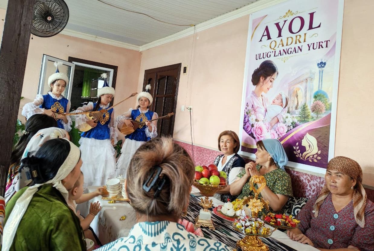 “Ayol qadri ulug‘langan yurt” mavzusida ma’naviy-ma’rifiy tadbir o‘tkazildi