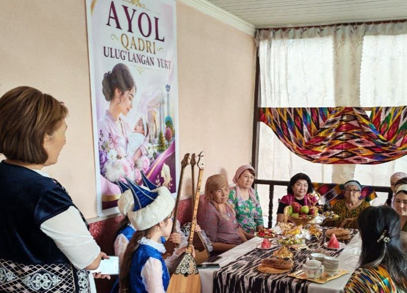 “Ayol qadri ulug‘langan yurt” mavzusida ma’naviy-ma’rifiy tadbir o‘tkazildi