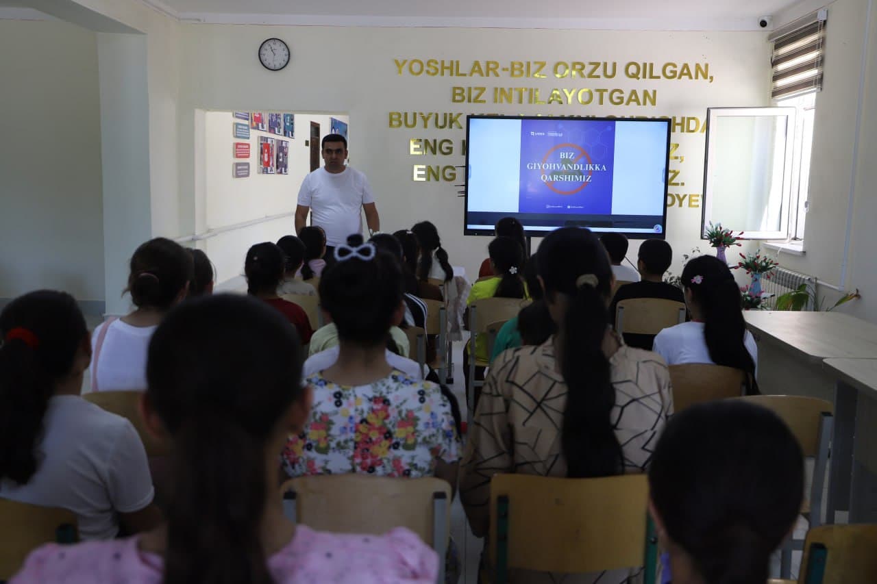 Jondor tumanida "Biz – giyohvandlikka qarshimiz!" mavzusida davra suhbati o‘tkazildi