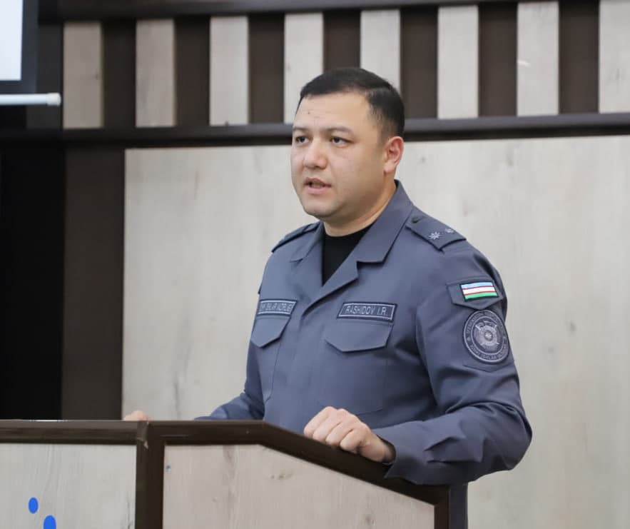 Mirzo Ulug‘bek tumani IIO FMB boshlig‘i podpolkovnik I.R.Rashidovning MUROJAATI