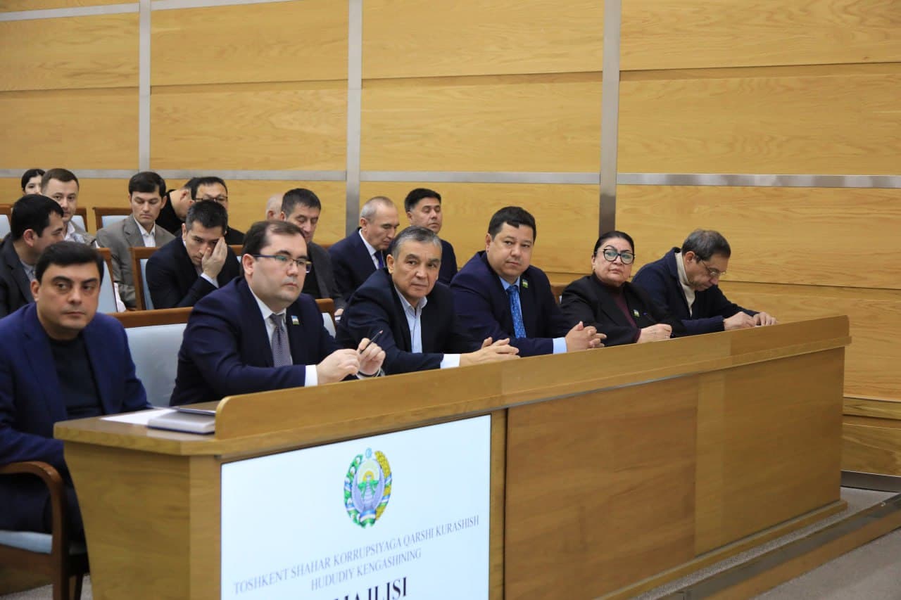 Toshkent shahar Korrupsiyaga qarshi kurash hududiy kengashining 1-majlisi o‘tkazildi