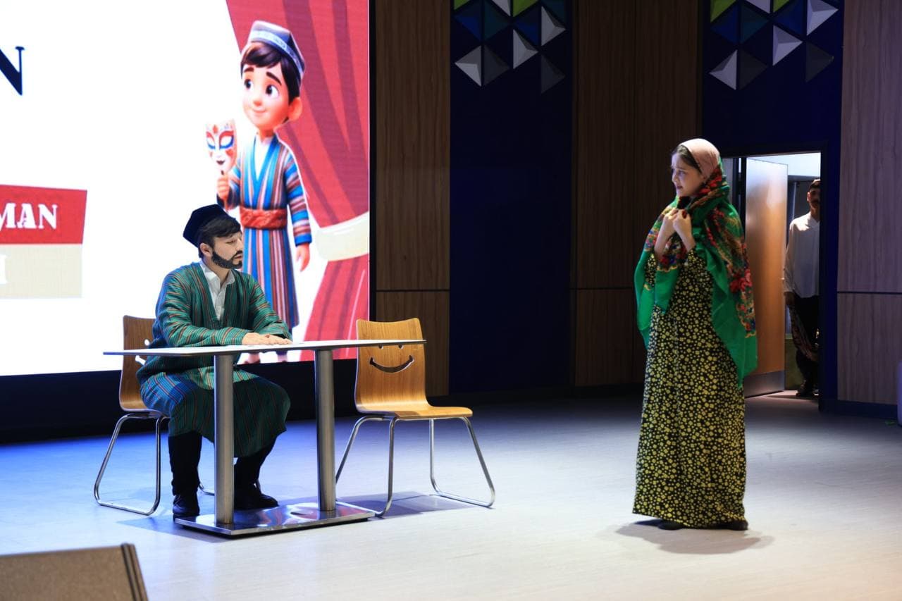 “Turon maktab teatri” tanlovining Mirobod tuman bosqichi bo‘lib o‘tmoqda