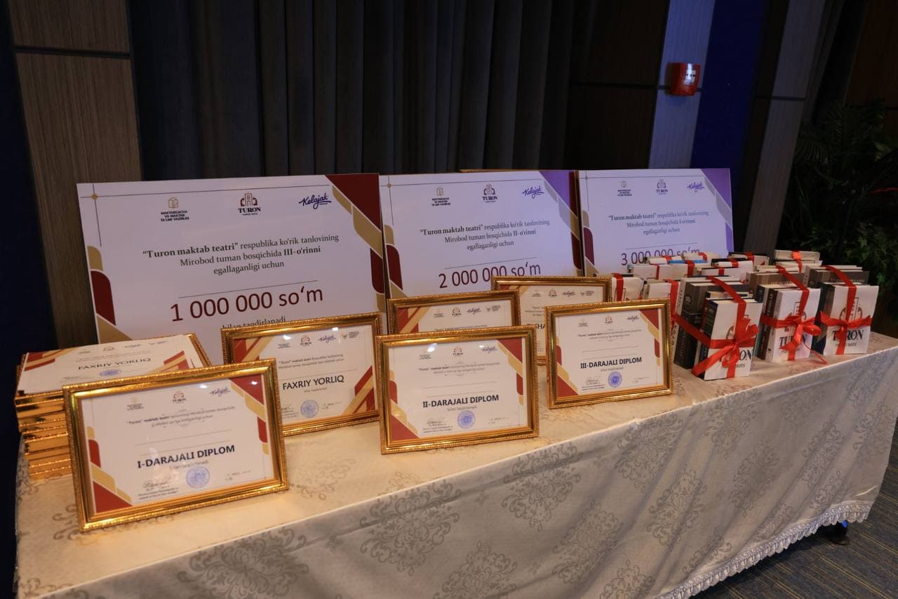 “Turon maktab teatri” tanlovining Mirobod tuman bosqichi bo‘lib o‘tmoqda