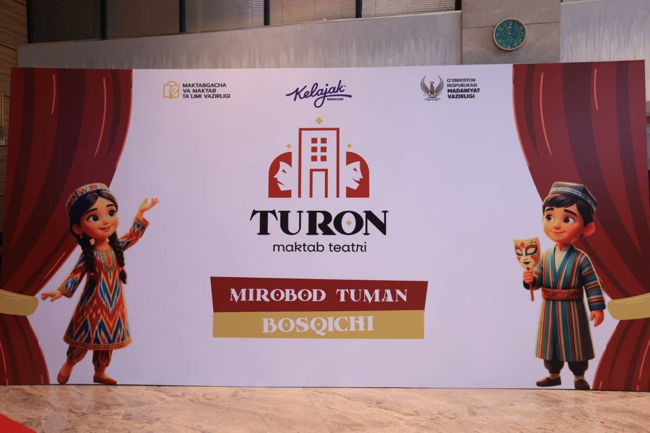 “Turon maktab teatri” tanlovining Mirobod tuman bosqichi bo‘lib o‘tmoqda