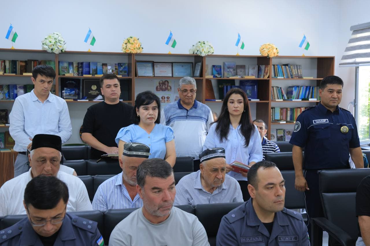 В Мирабадском районе продолжается изучение работы по созданию безопасной среды в махаллях