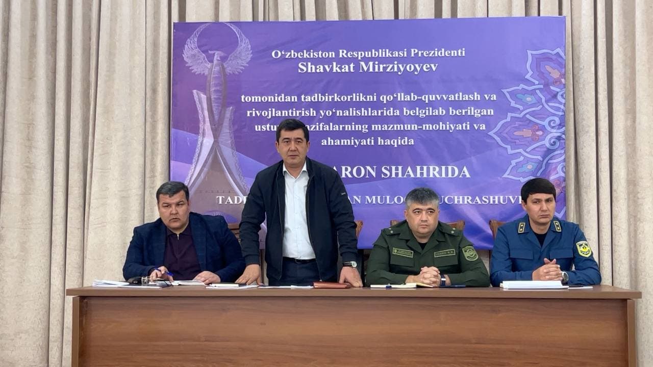 Tadbirkorlar bilan ochiq muloqot tashkil etildi