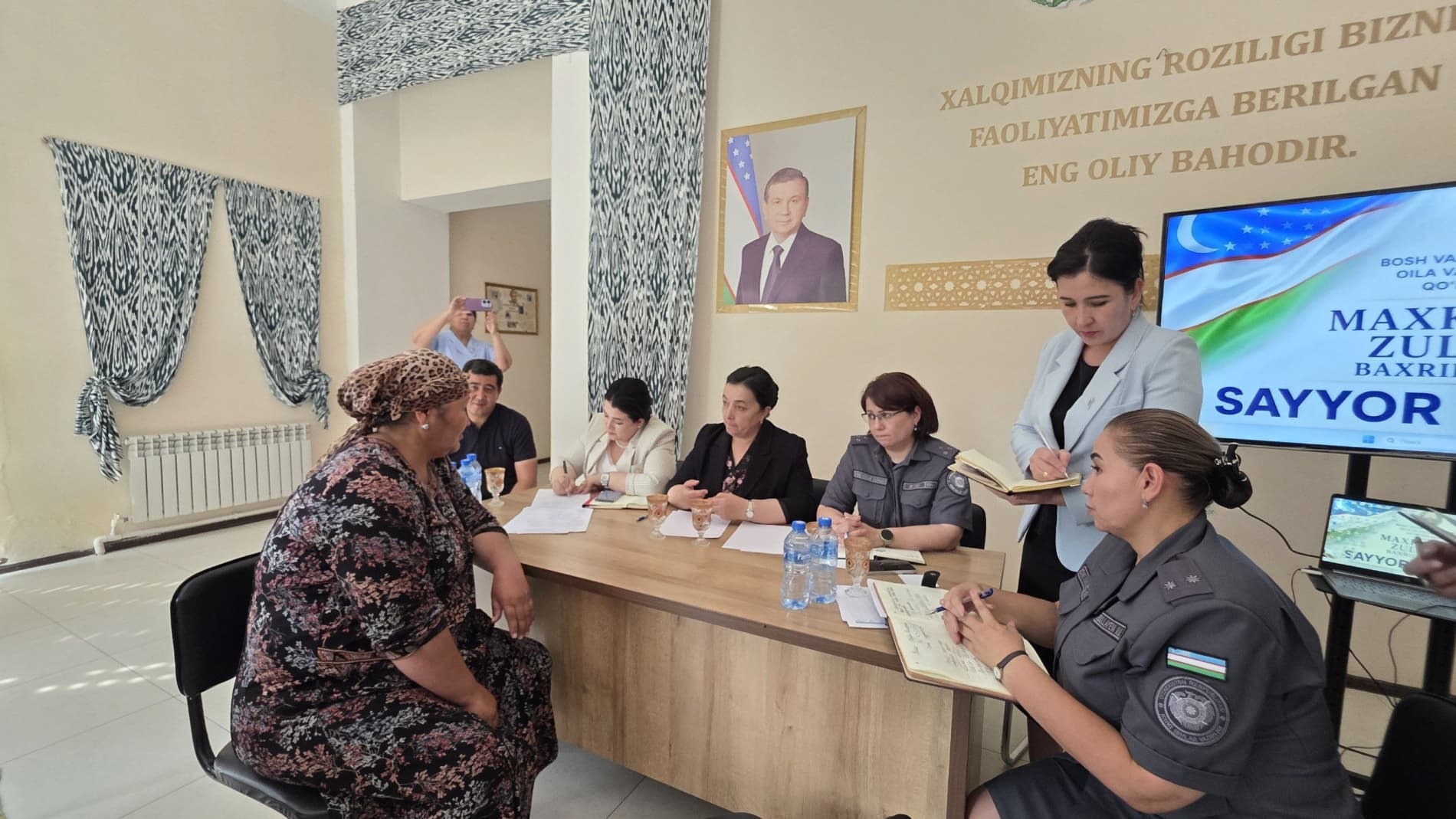 OHANGARONDA BOSH VAZIR O‘RINBOSARI ISHTIROKIDA SAYYOR QABUL O‘TKAZILDI