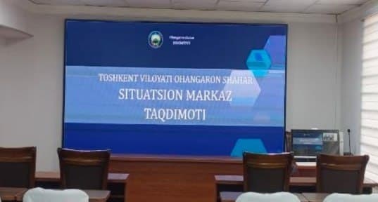 OHANGARON SHAHAR HOKIMLIGIDAGI "SITUATSION MARKAZ" TAQDIMOTI