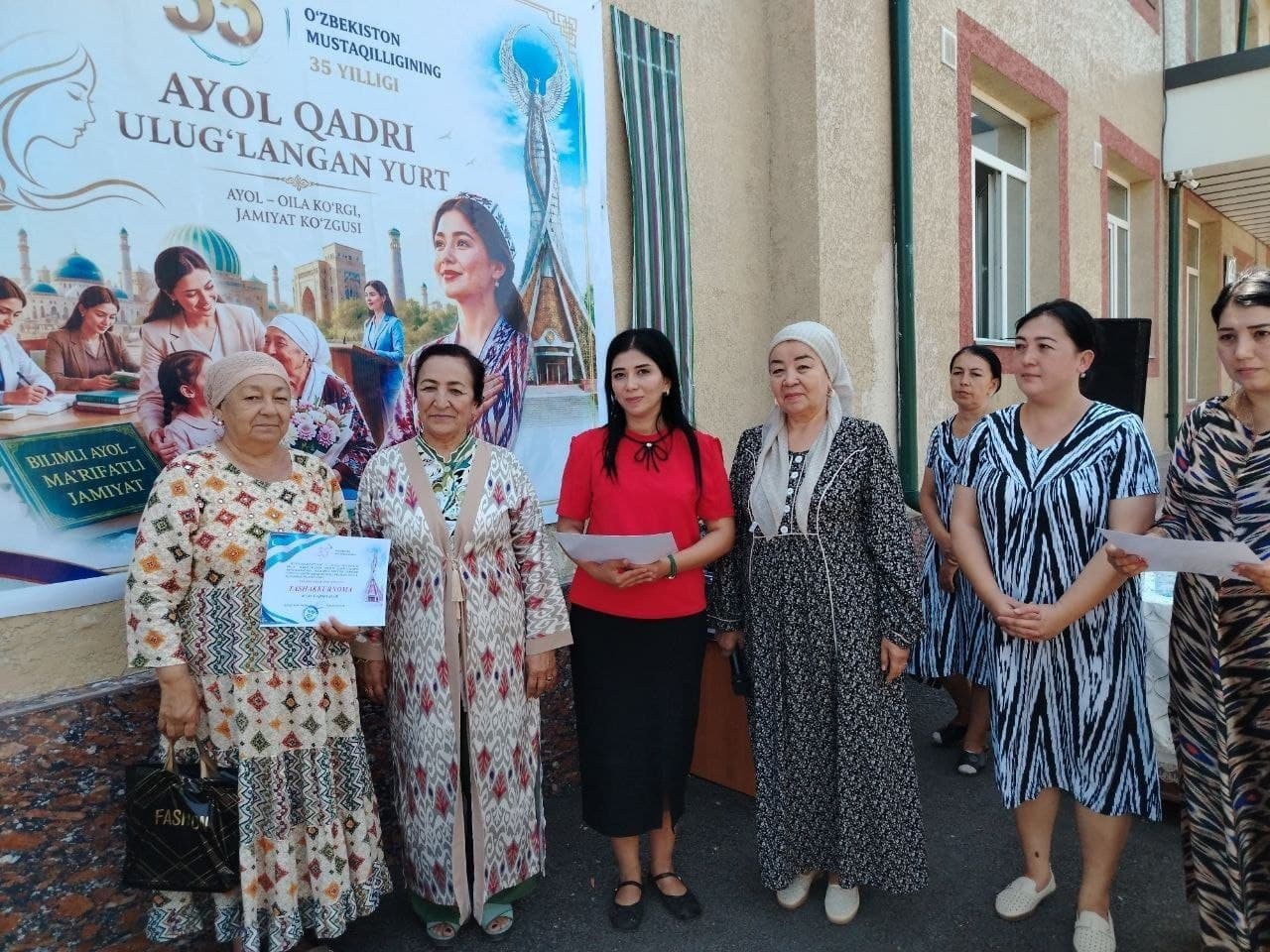 Ayol qadri ulug'langan yurt!