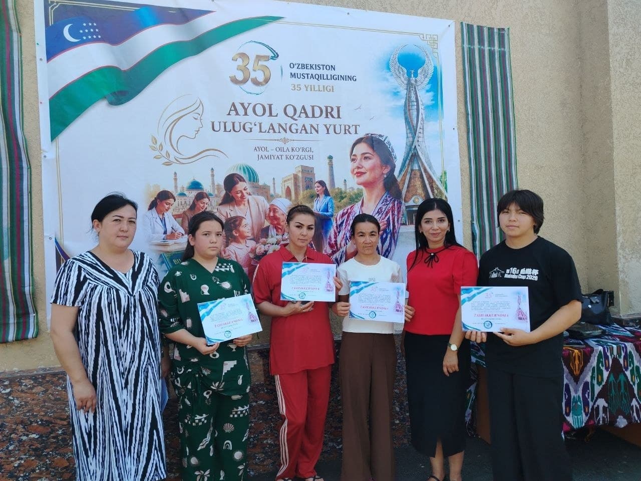 Ayol qadri ulug'langan yurt!