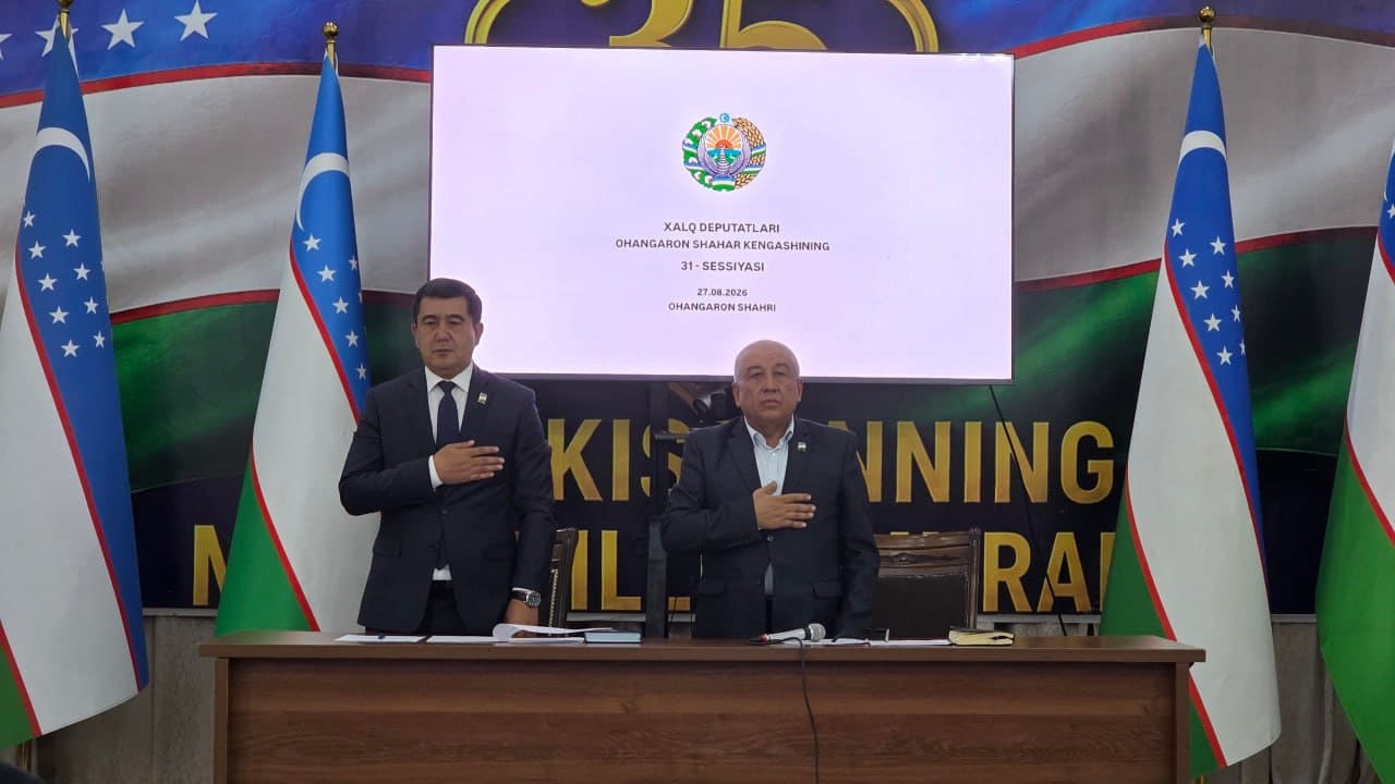 Xalq deputatlari Ohangaron shahar Kengashining navbatdagi 31-sessiyasi bo‘lib o‘tdi
