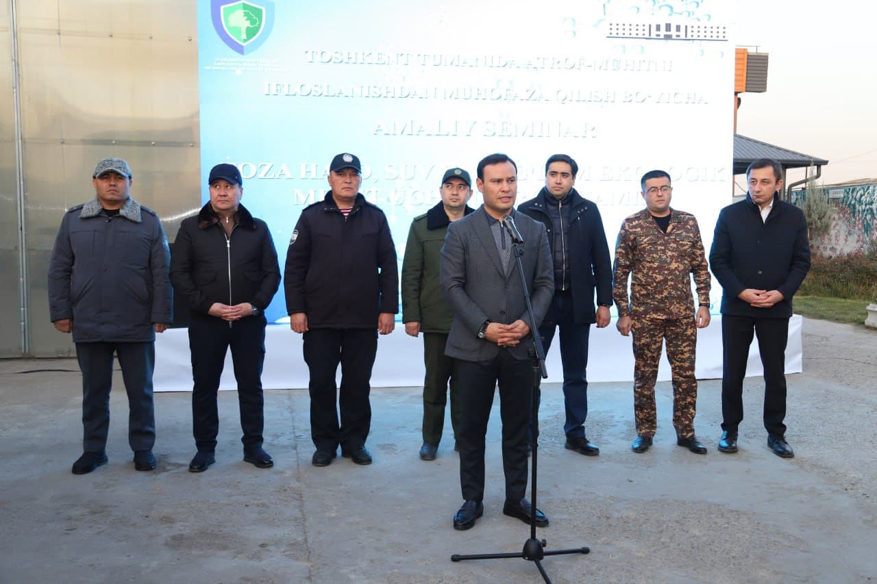 TOZA HAVO, SUV VA SOGʻLOM EKOLOGIK MUHIT UCHUN BIRLASHAMIZ!
