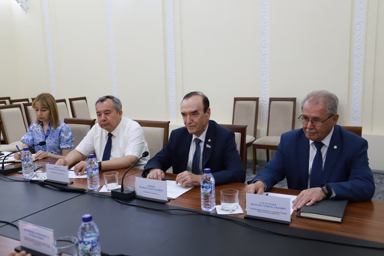 A Meeting with the Delegation of the Kyrgyz Republic Was Held at the Academy of Sciences of the Republic of Uzbekistan