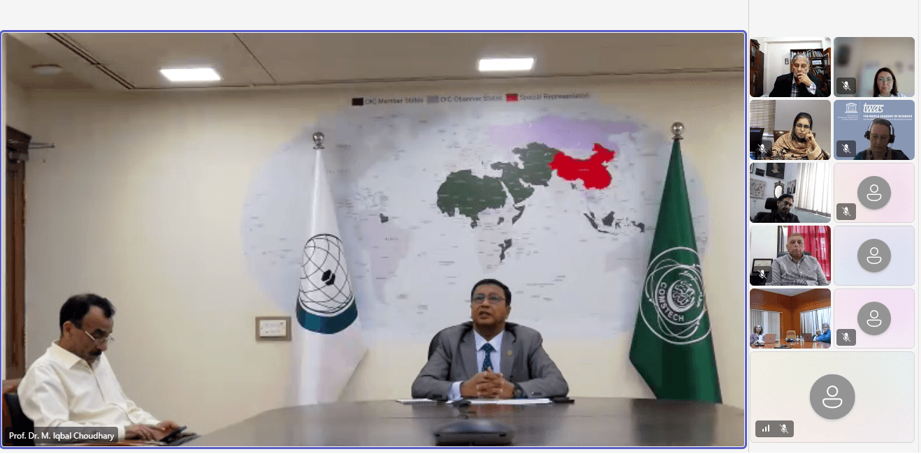 Regional Online Conference of TWAS for Central and South Asia Held