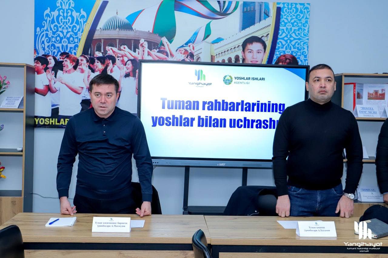 Yoshlar bilan uchrashuv o‘tkazildi