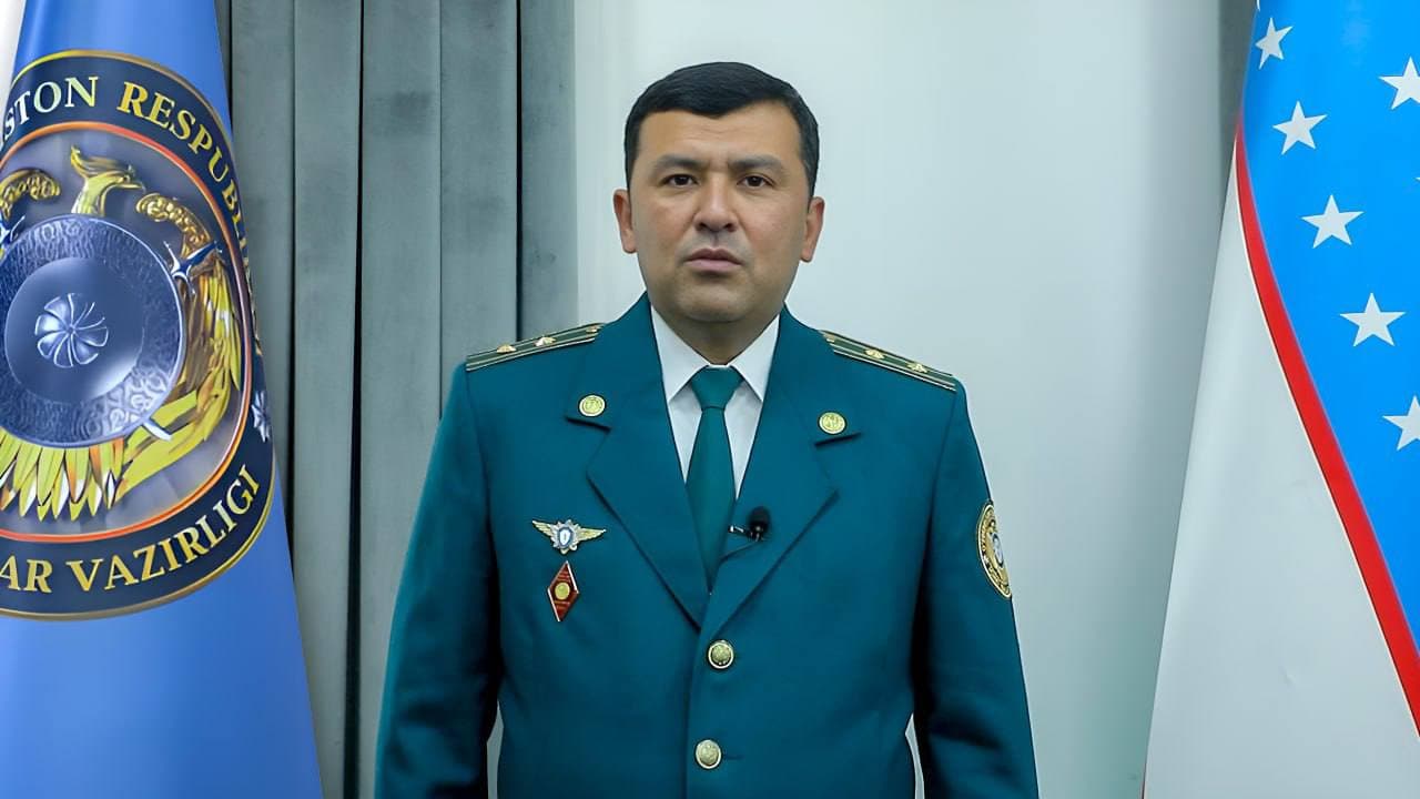 Address of the Head of the Department of Internal Affairs (FMB) of Yangihayot District to the District Residents