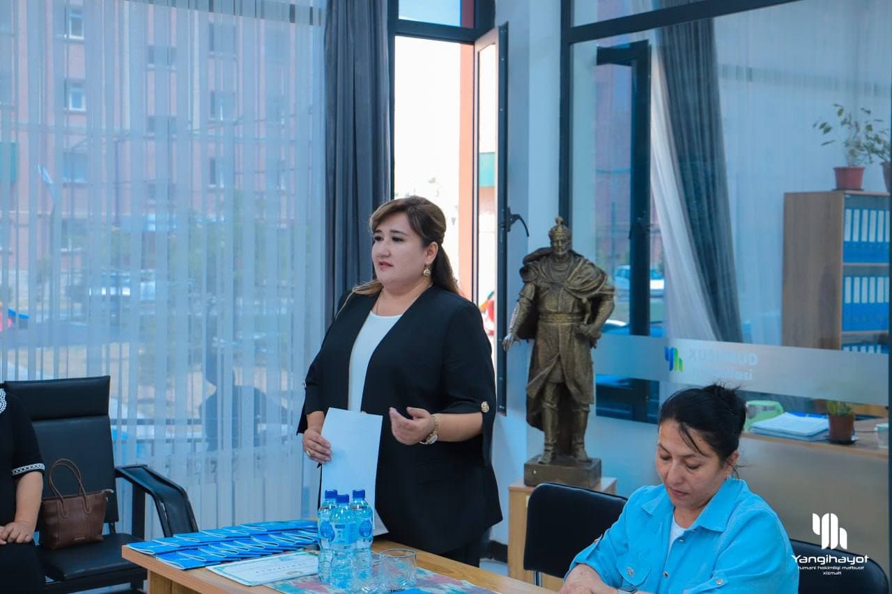 Xushnud mahallasida o‘quv seminar o‘tkazildi
