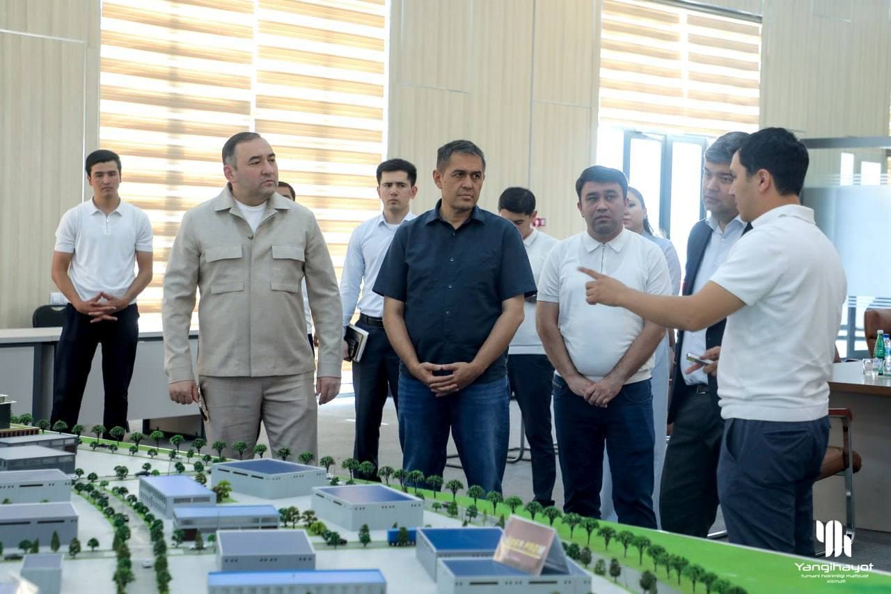 Tashqi ishlar vaziri o‘rinbosari va Prezident Administratsiyasi vakili Yangihayot tumanidagi sanoat obyektlarini o‘rgandi