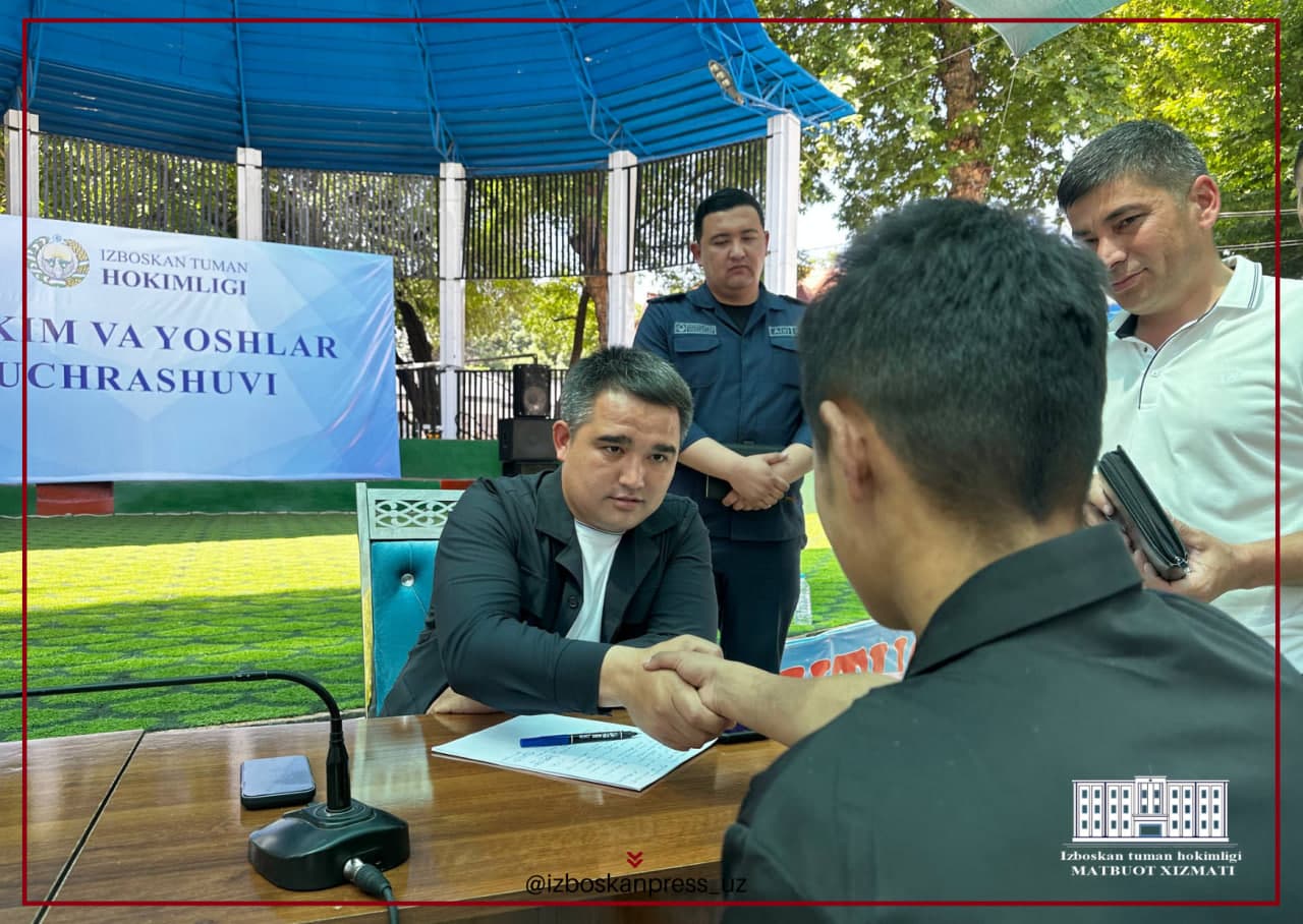 Hokim va yoshlar uchrashuvi