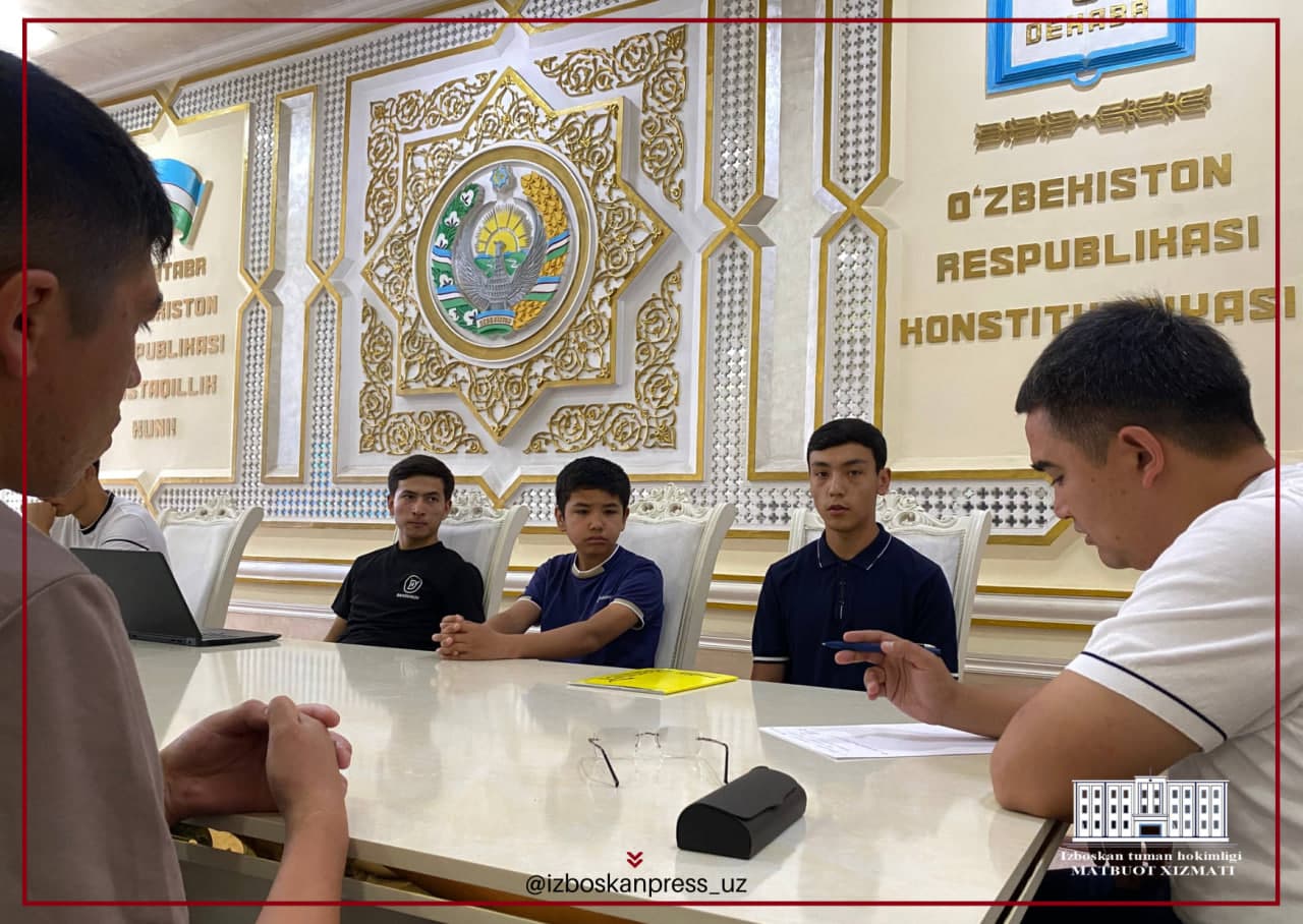 "Payshanba — yoshlar kuni" munosabati bilan startap loyiha egalari bo‘lgan yoshlar bilan muloqot o‘tkazildi