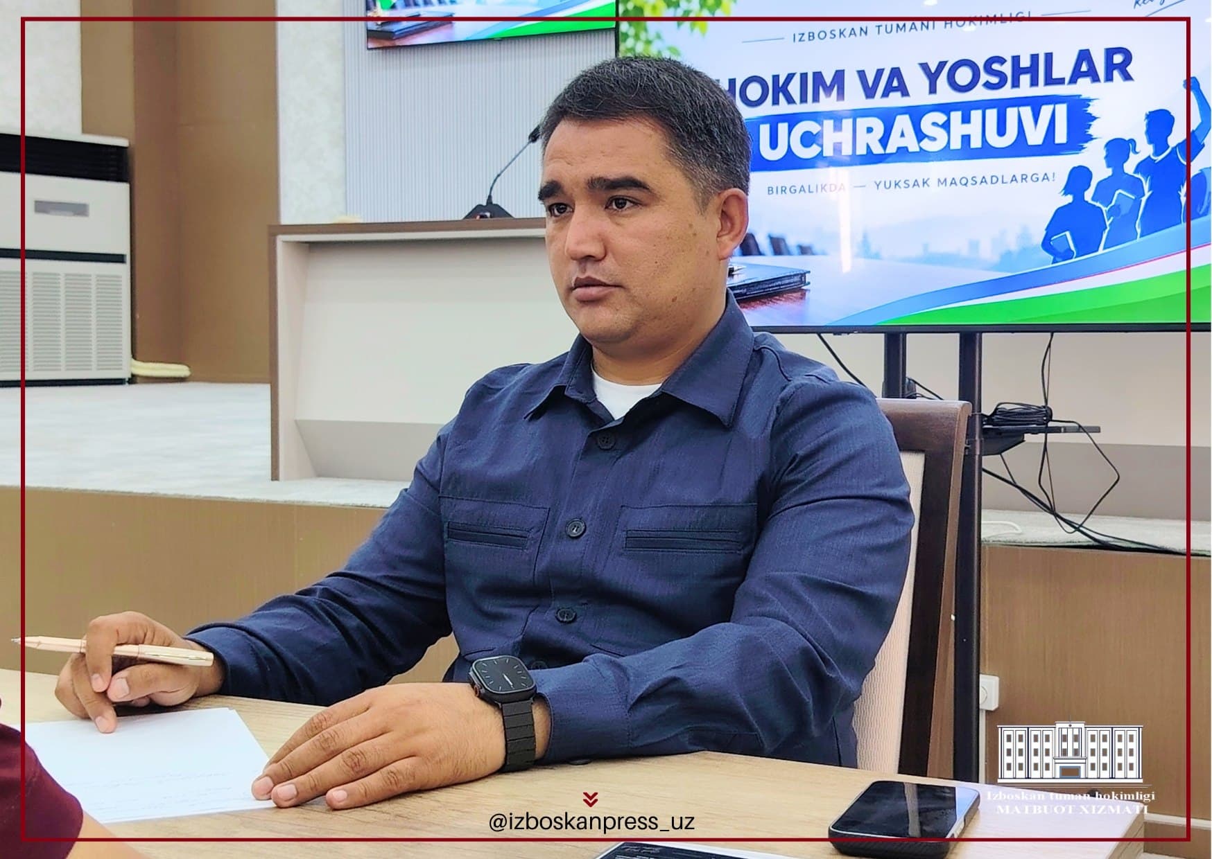 Hokim va yoshlar uchrashuvi