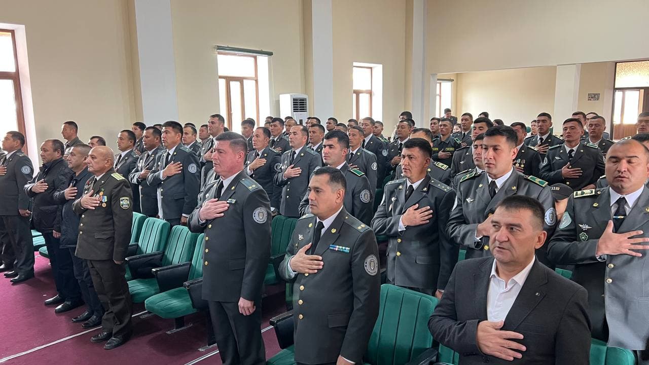 Harbiy qism tashkil topganligi munosabati bilan tantanalai tadbir bo‘lib o‘tdi