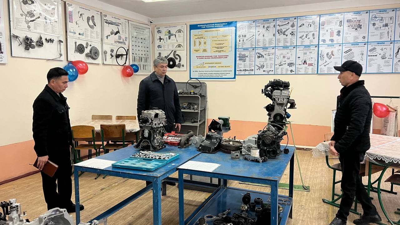 Bahromjon Norqobilov 2-son politexnikum faoliyati bilan tanishdi