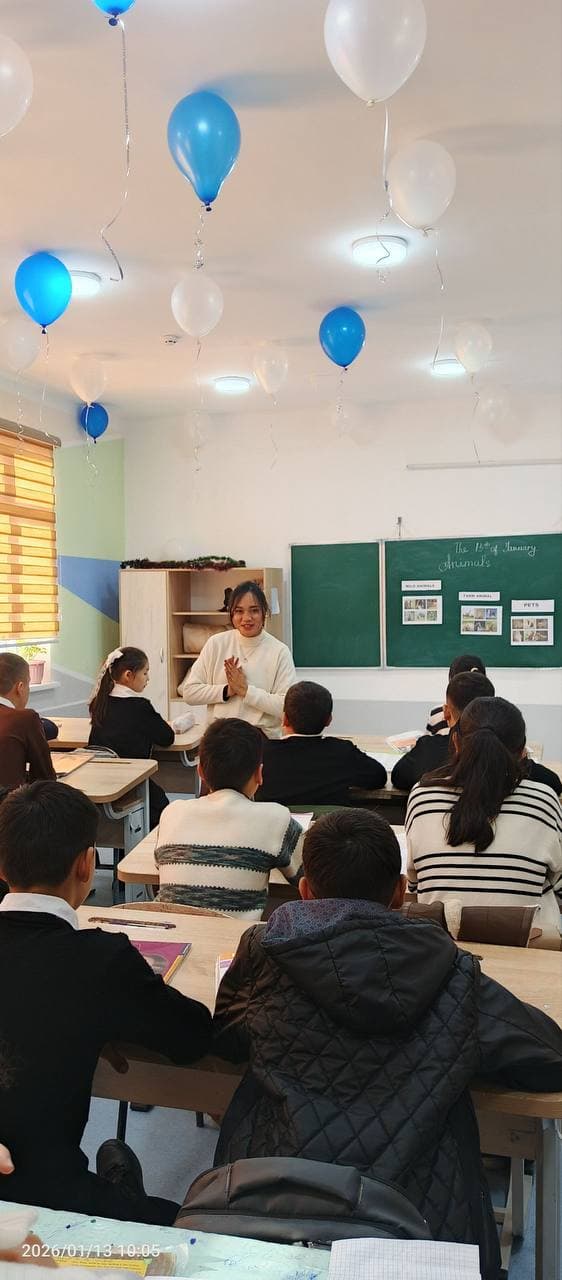 “Sanam” mahallasiga Filippindan ingliz tili o‘qituvchisi keldi