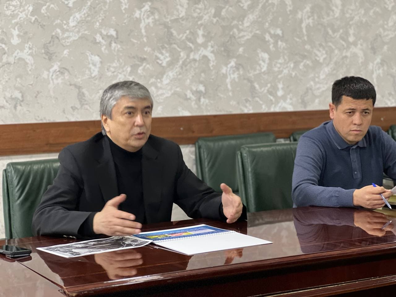 Tuman hokimi koreys kompaniyasi vakillarini qabul qildi