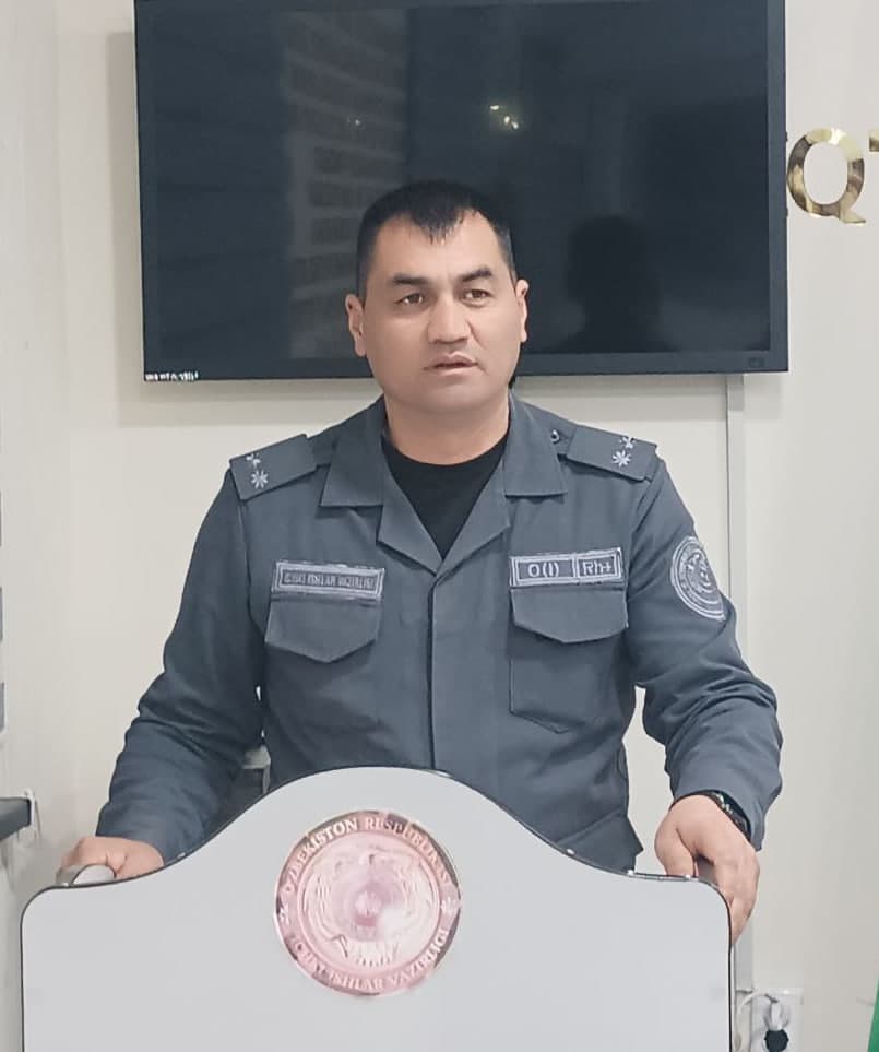 Ohangaron tumani IIB boshlig‘i v.v.b Jamshid Haydarovning tuman aholisiga MUROJAATI