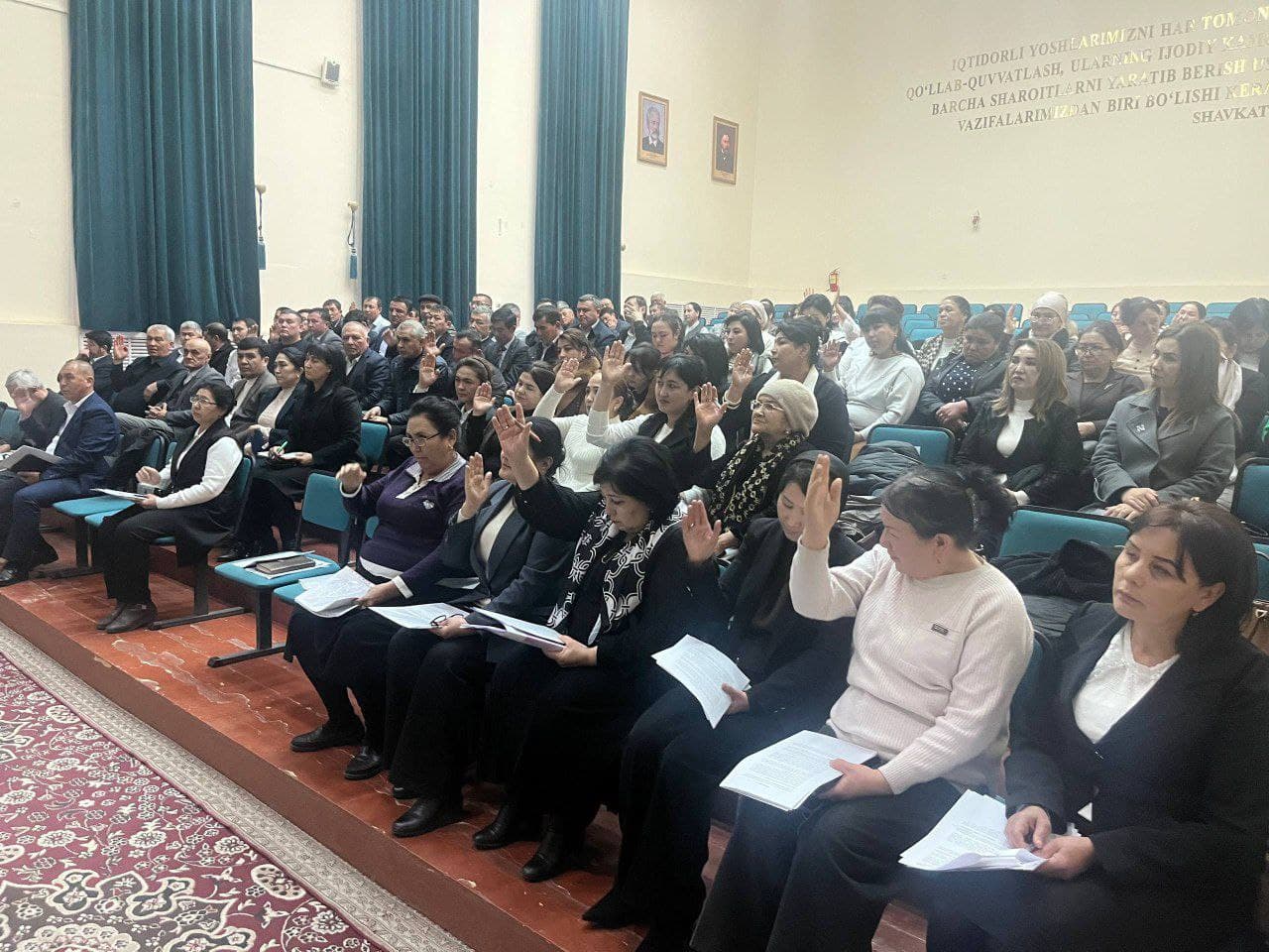 Maktabgacha va maktab ta’limi bo‘limining navbatdagi hay’at yig‘ilishi o‘tkazildi