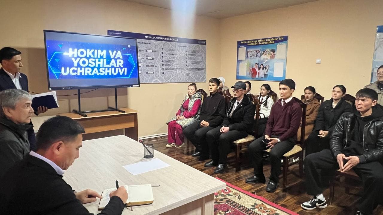 Chetsuv mahallasida yoshlar muammolari va takliflari o‘rganildi.