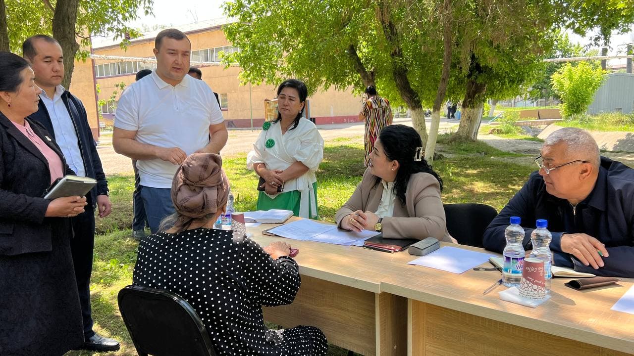 "Eyvalek"da sayyor qabul o‘tkazildi