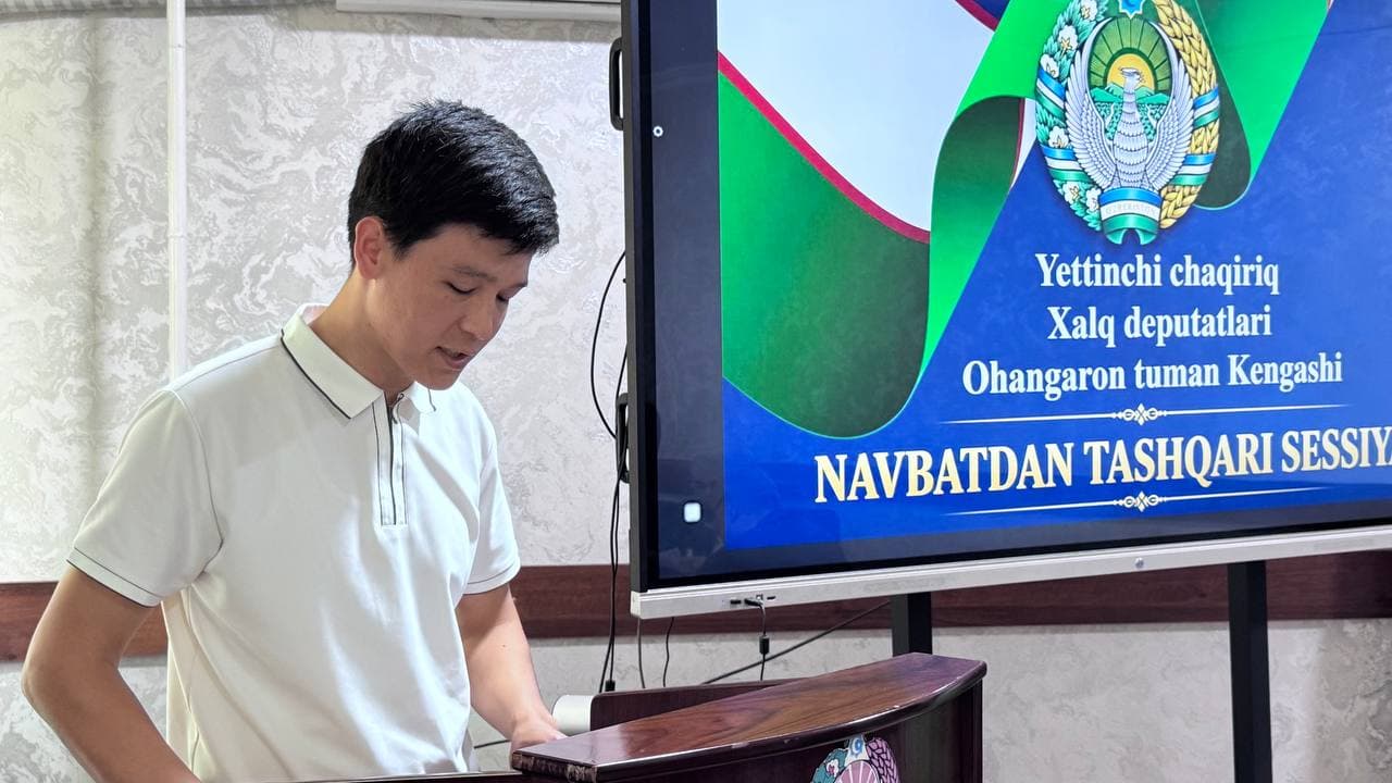 Bugun Yettinchi chaqiriq Xalq deputatlari Ohangaron tumani Kengashining navbatdan tashqari 25-sessiyasi bo‘lib o‘tdi