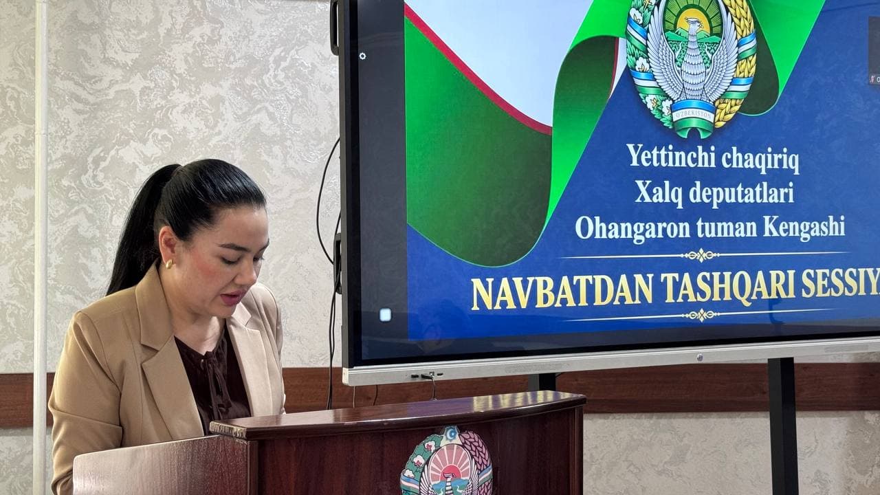 Bugun Yettinchi chaqiriq Xalq deputatlari Ohangaron tumani Kengashining navbatdan tashqari 25-sessiyasi bo‘lib o‘tdi