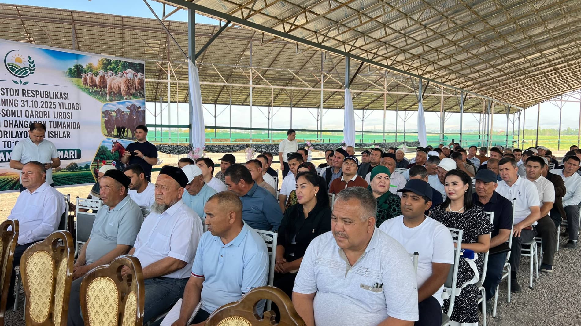“Asl Umid Shams” fermer xo‘jaligiga press-tur uyushtirildi