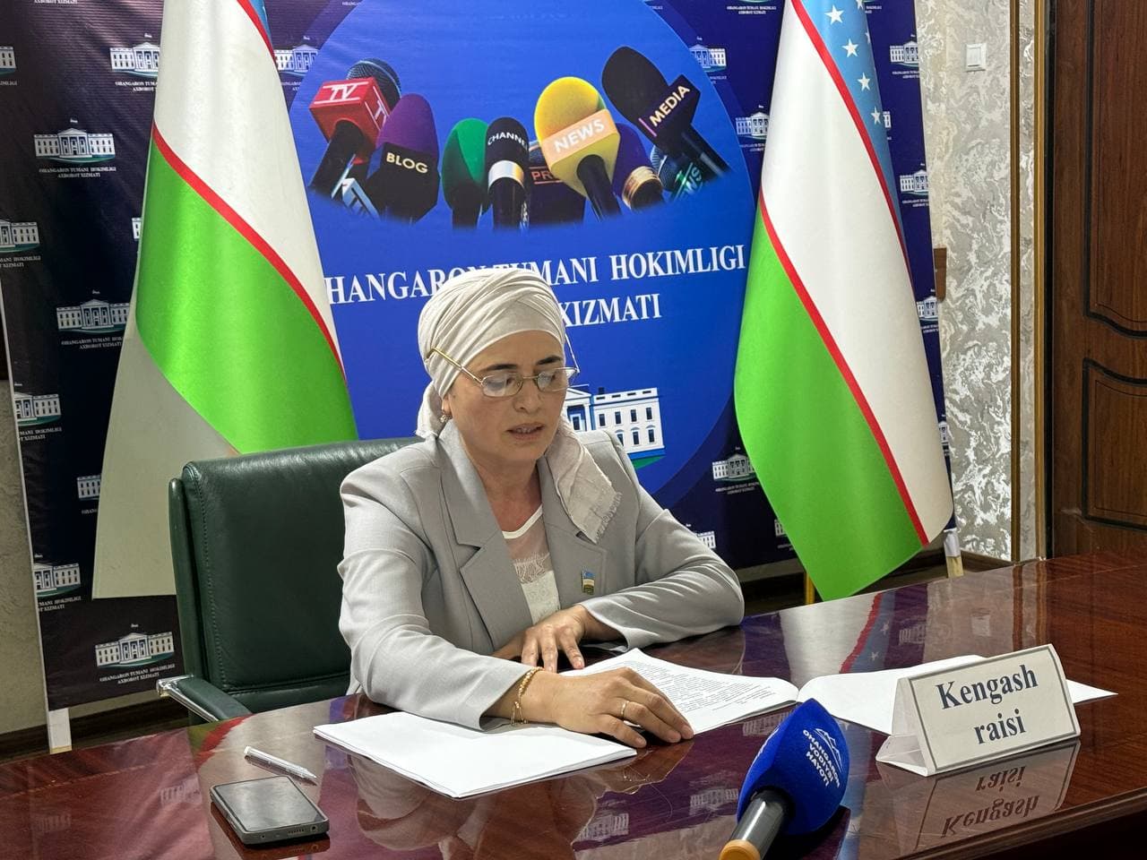 Bugun Xalq deputatlari Ohangaron tuman Kengashining navbatdan tashqari 27-sessiyasi bo‘lib o‘tdi