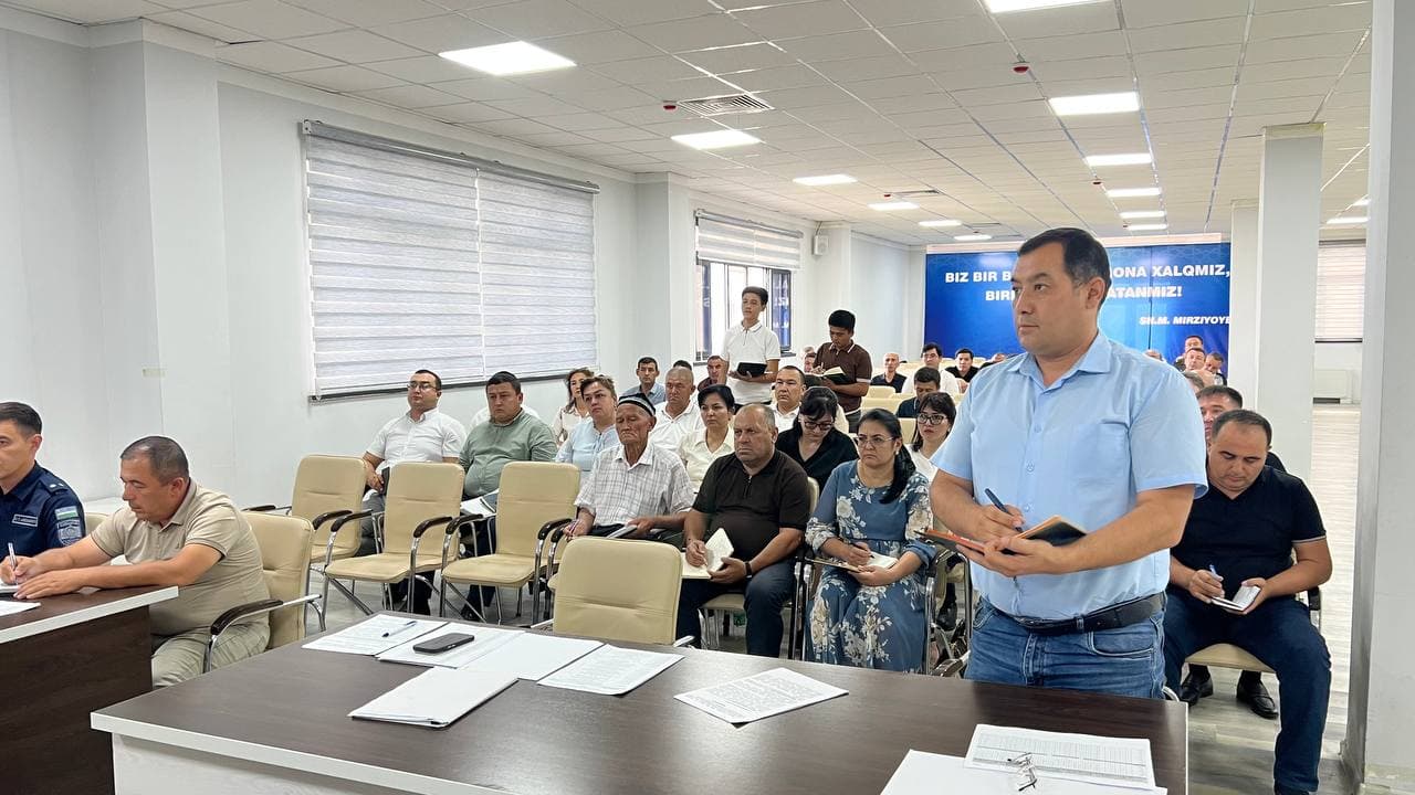 "Hokimlik soati" yig‘ilishi o‘tkazildi