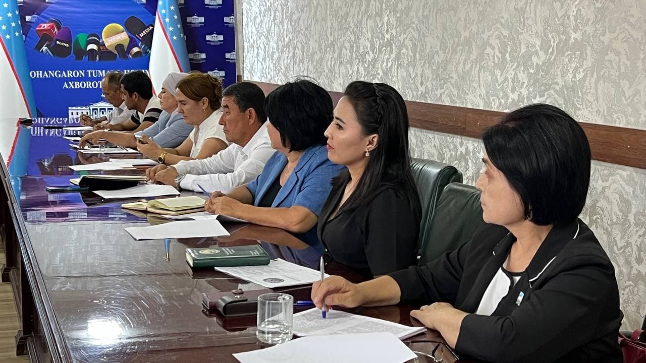 Yettinchi chaqiriq Xalq deputatlari Ohangaron tumani Kengashining navbatdagi 30-sessiyasi bo‘lib o‘tdi