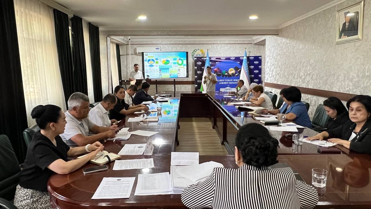 Yettinchi chaqiriq Xalq deputatlari Ohangaron tumani Kengashining navbatdagi 30-sessiyasi bo‘lib o‘tdi